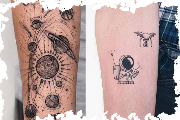 تتو طرح فضا و فضانورد