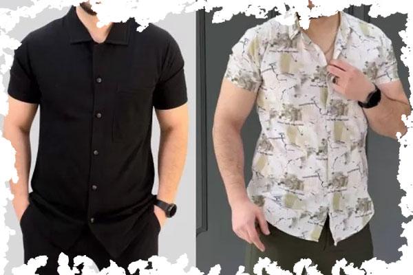 پیراهن استین کوتاه