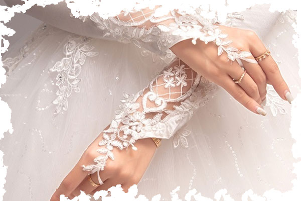 9. دستکش عروس