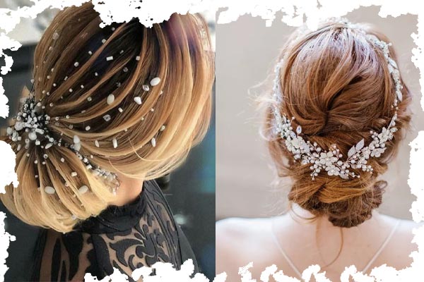 مدل مو با ریسه و شینیون پیچیده