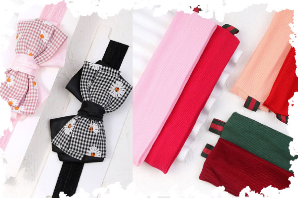 هدبند ساده و طرحدار