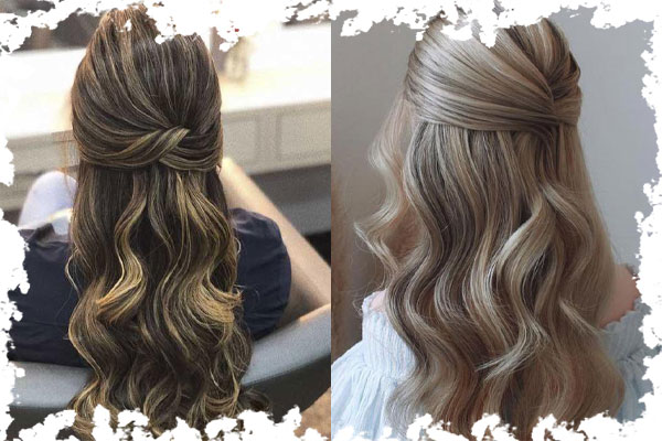 7. کرلی نیمه باز