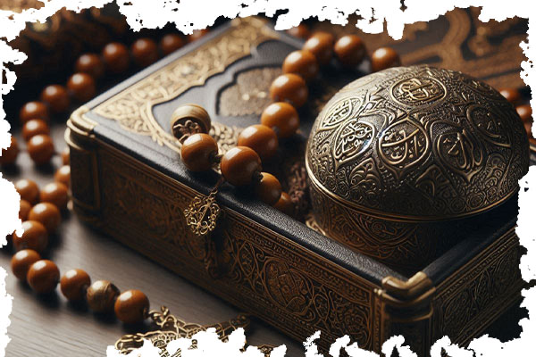  تسبیح چوبی یا سنگی