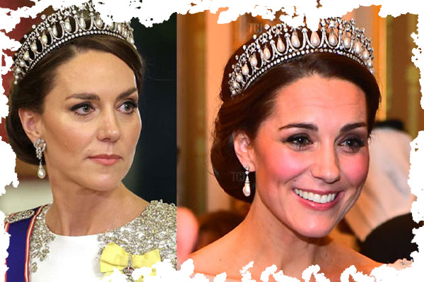 تاج عروسی کیت میدلتون (بریتانیا)