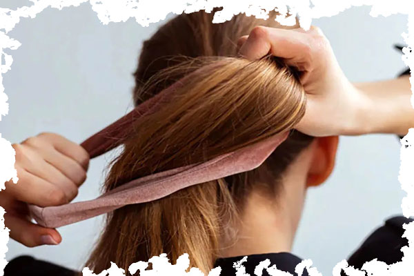 بستن مو با اسکرانچی