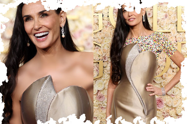 10. استایل دمی مور در گلدن گلوب