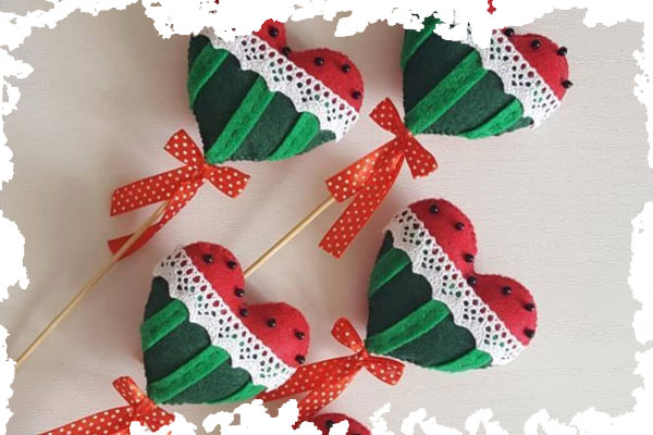 گیفت یلدایی نمدی