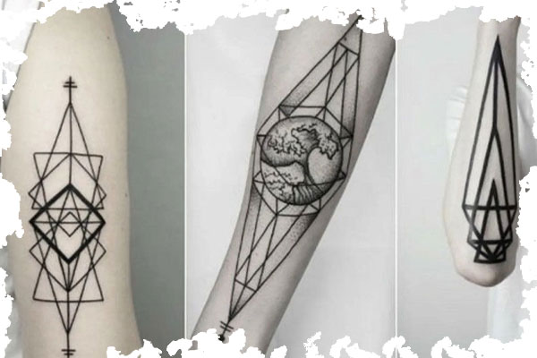 تتو خطوط هندسی