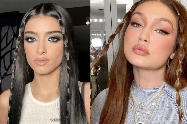 جلو مو زیر مقنعه