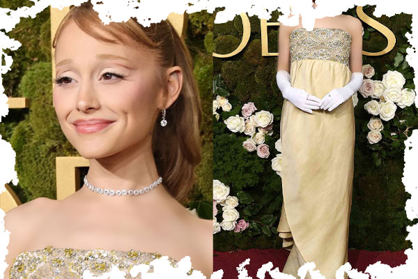 9. استایل آریانا گرانده در گلدن گلوب