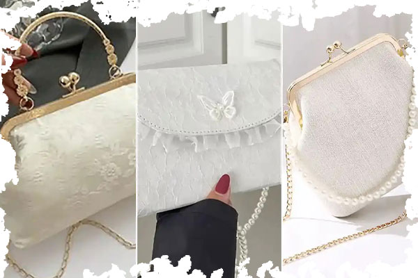 6. کیف دستی عروس