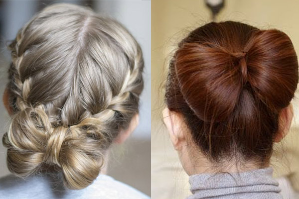 مدل مو جمع پاپیونی مجلسی