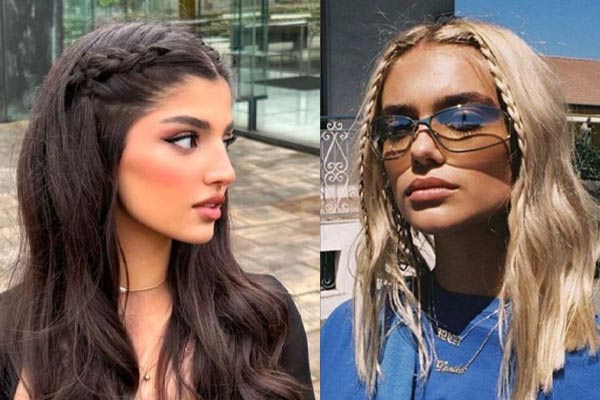 جلو مو دخترانه برای زیر مقنعه