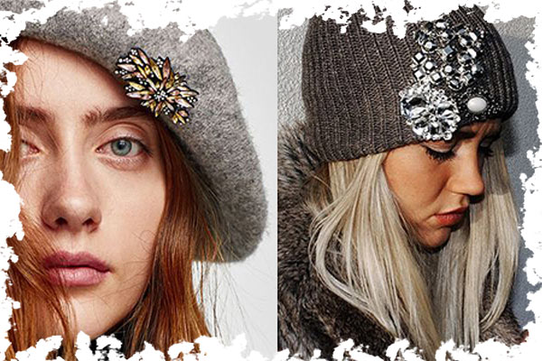 استفاده روی کلاه‌ های زمستانی