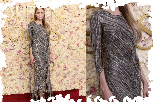 8. استایل آنجلینا جولی در گلدن گلوب