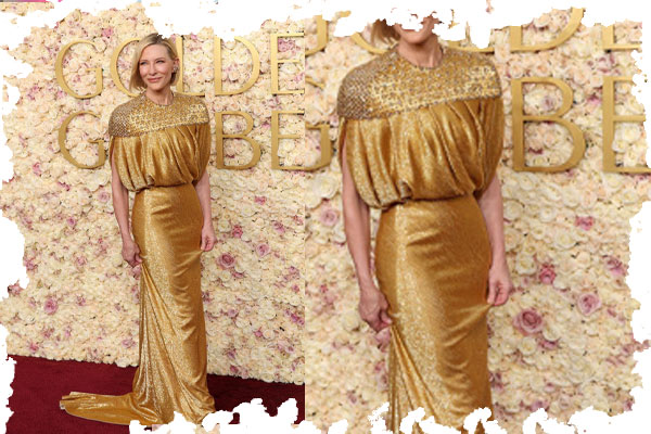 3. استایل کیت بلانشت در گلدن گلوب