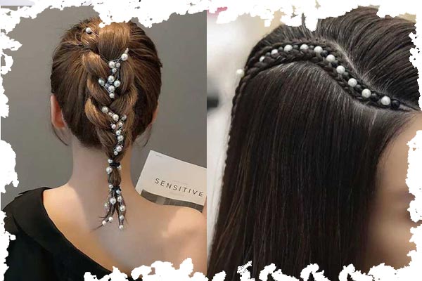 مدل مو با ریسه و بافت هلندی