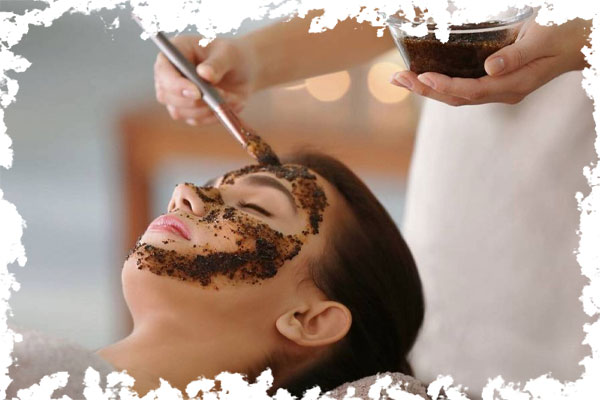 پودر قهوه برای لایه برداری