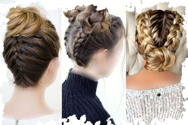 3. مدل مو گوجه ‌ای بافت ‌دار برای استایل خاص