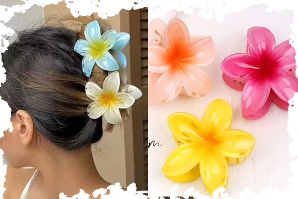 2. گیره مو پلومریا فانتزی: زیبایی و کارایی در یک محصول