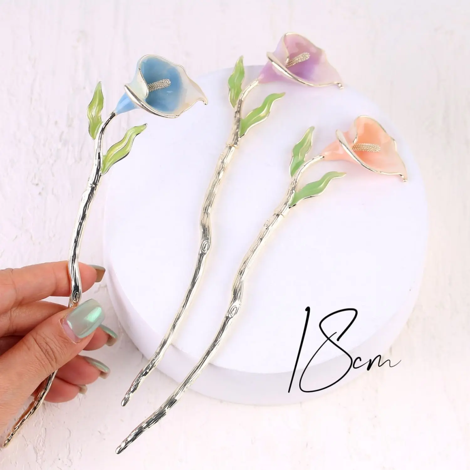 کانزاشی فلزی مدل گل شیپوری