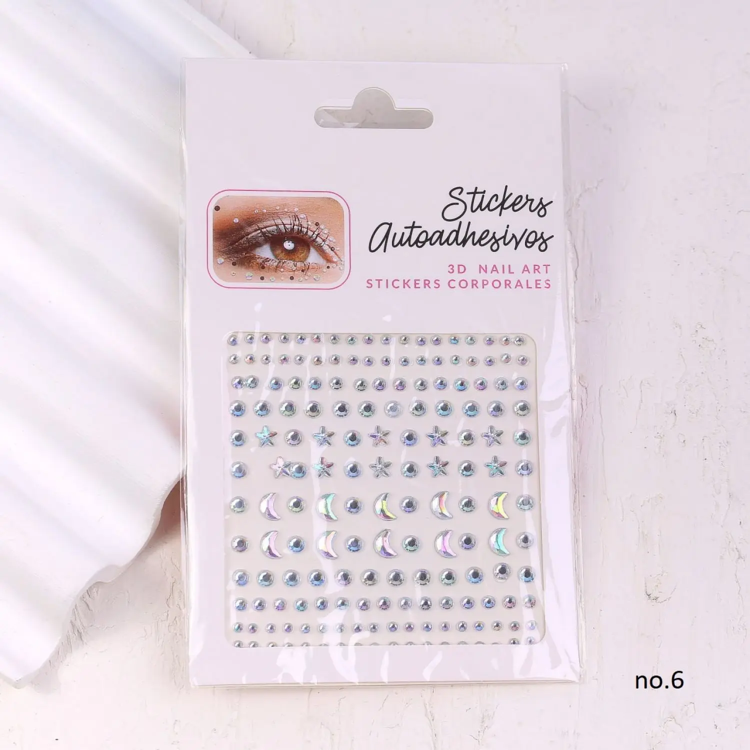 نگین مو، صورت و ناخن کد NBB