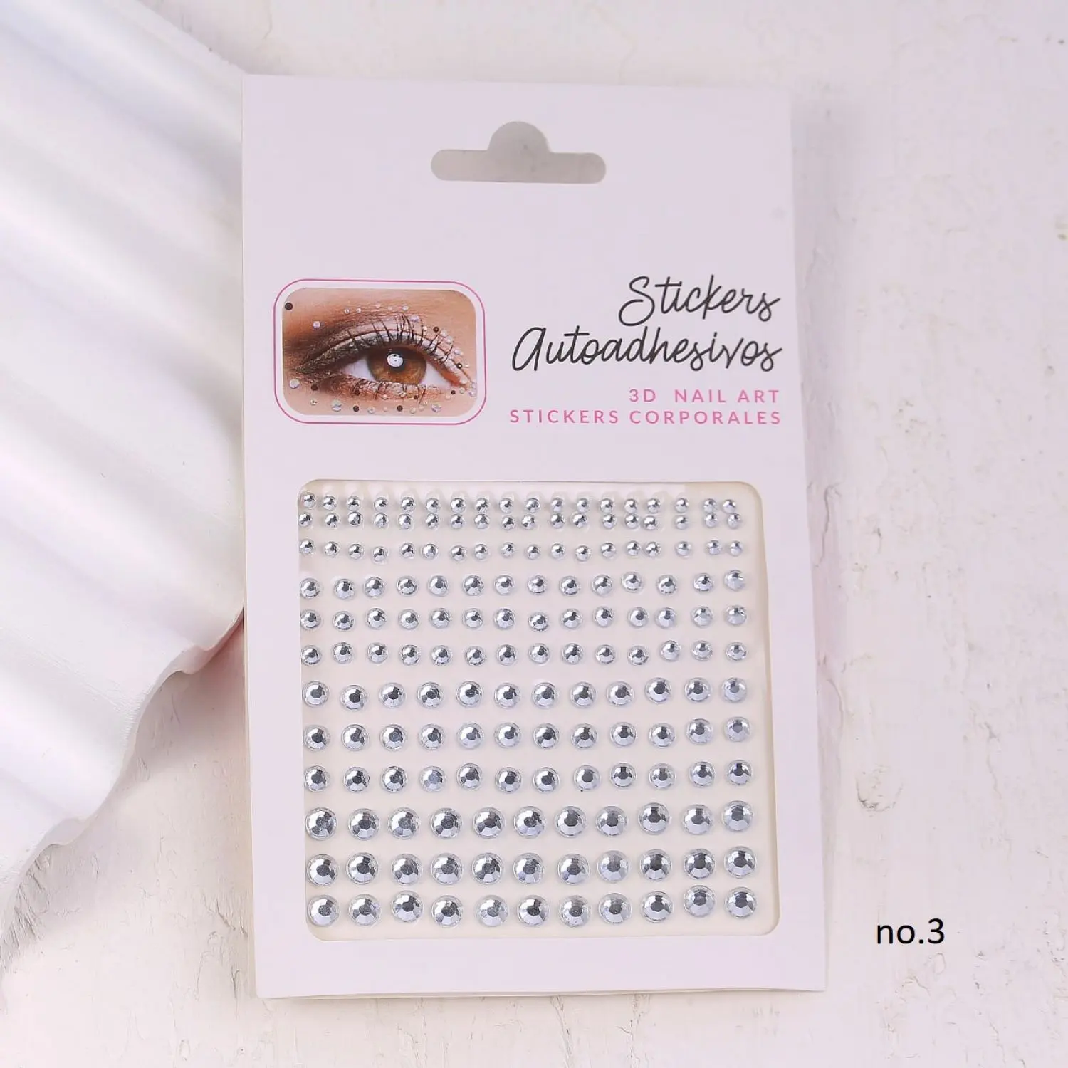 نگین مو، صورت و ناخن کد NBB