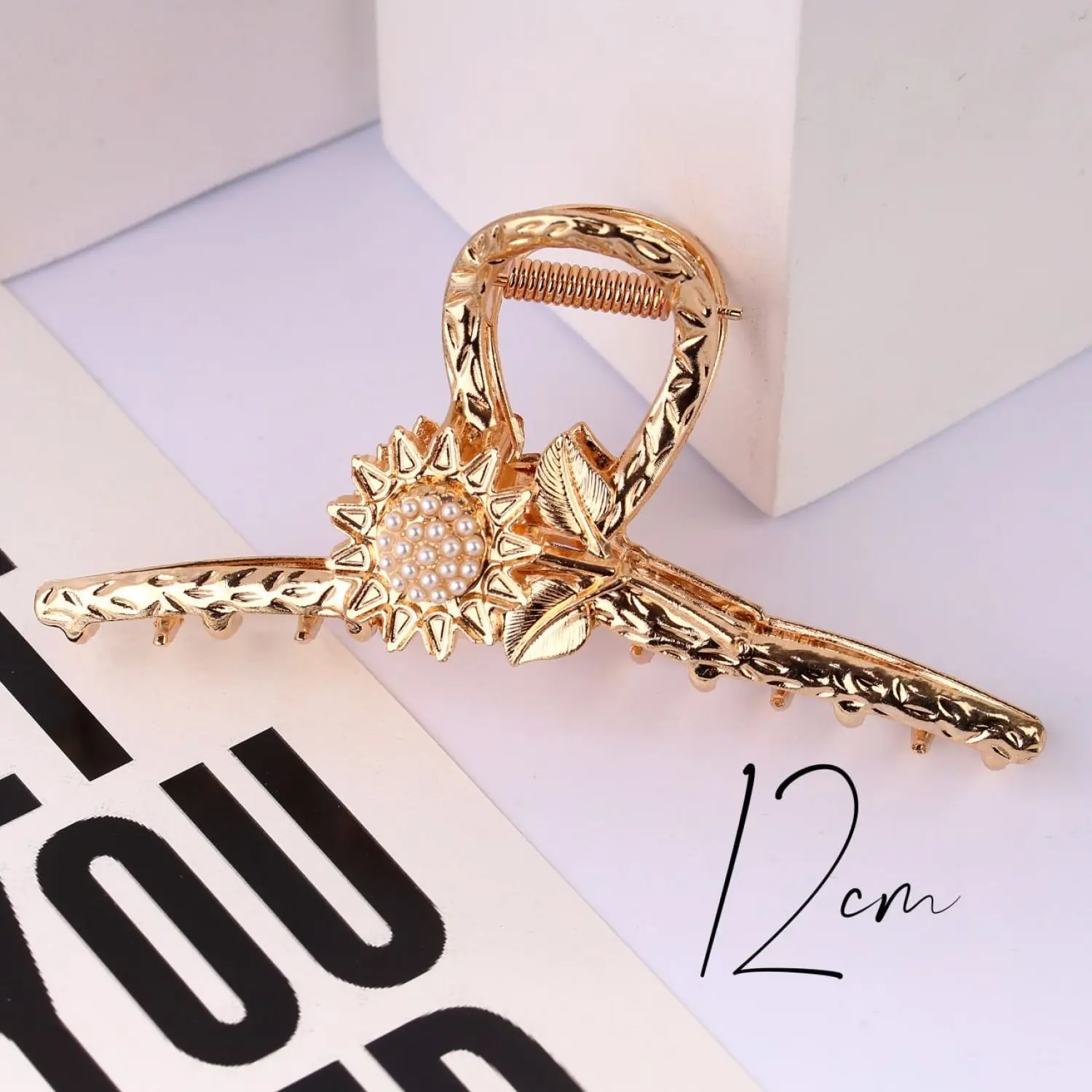 کلیپس گل آفتابگردان طلایی