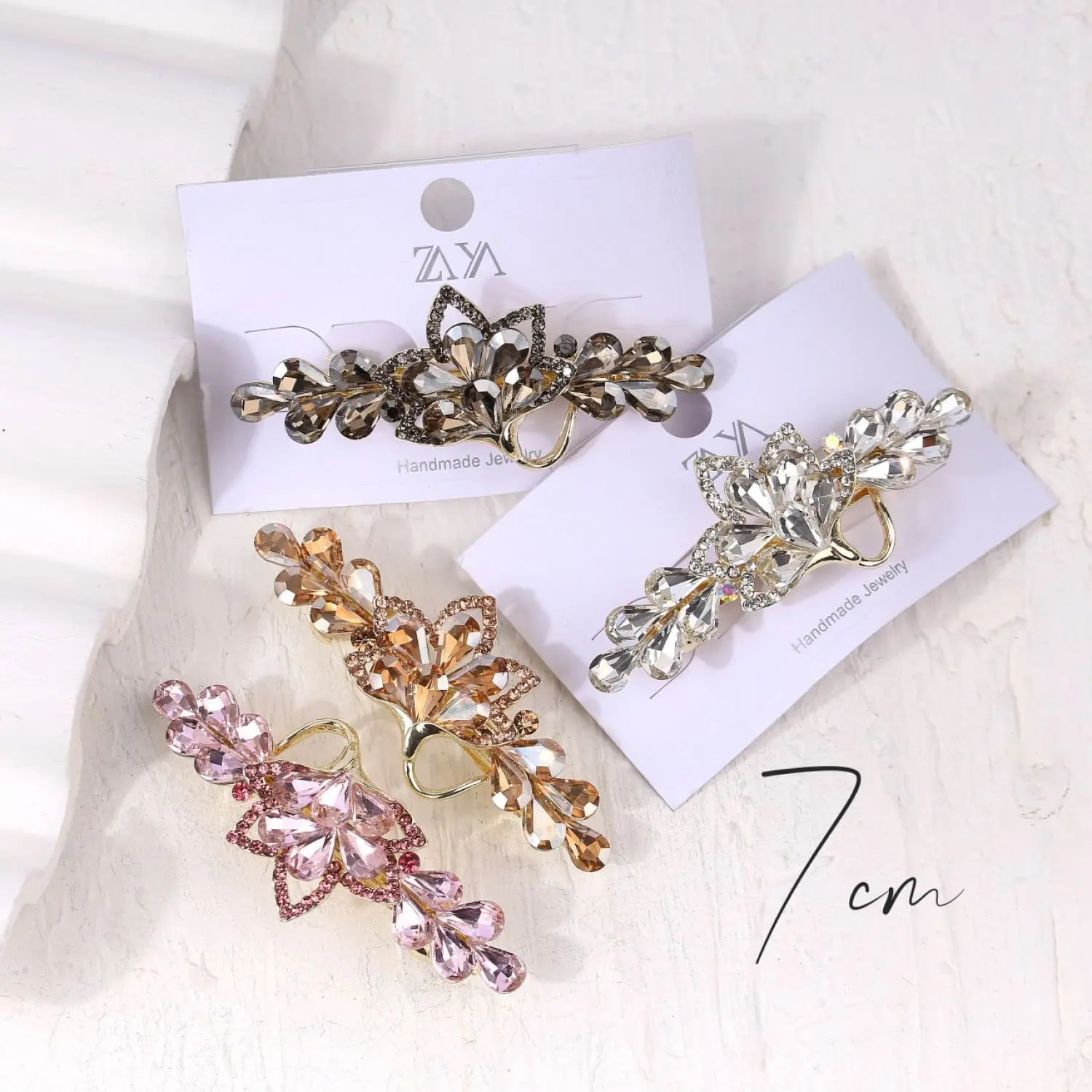 گیره فرانسوی مدل گل پنج برگ