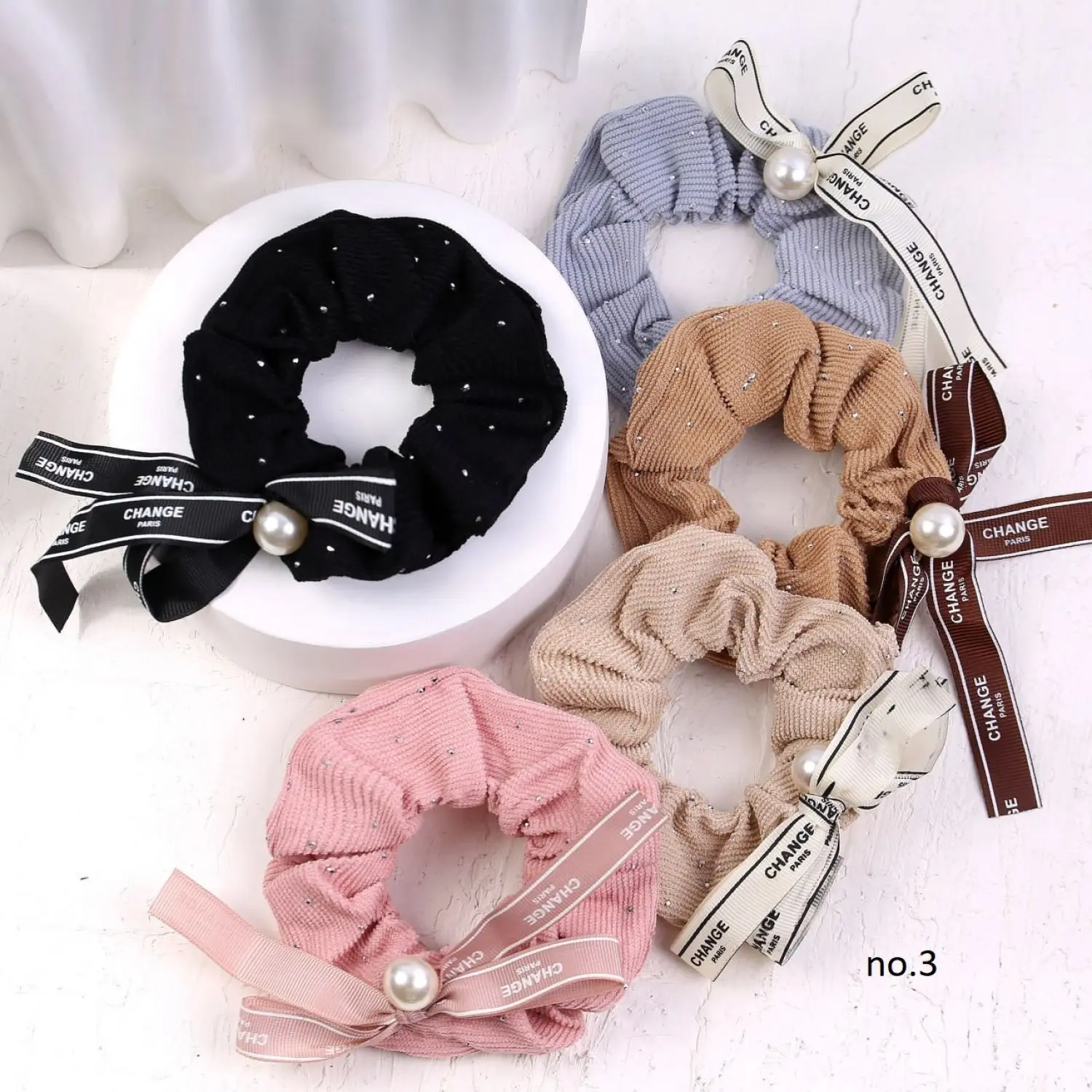 کش اسکرانچی مخمل کبریتی