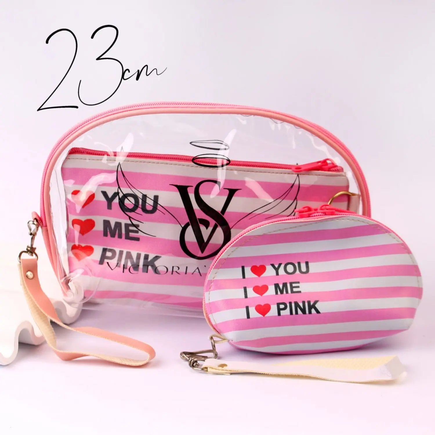 کیف آرایشی سه تکه فانتزی