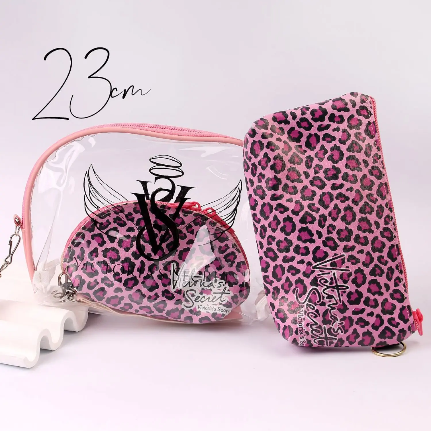 کیف آرایشی سه تکه فانتزی