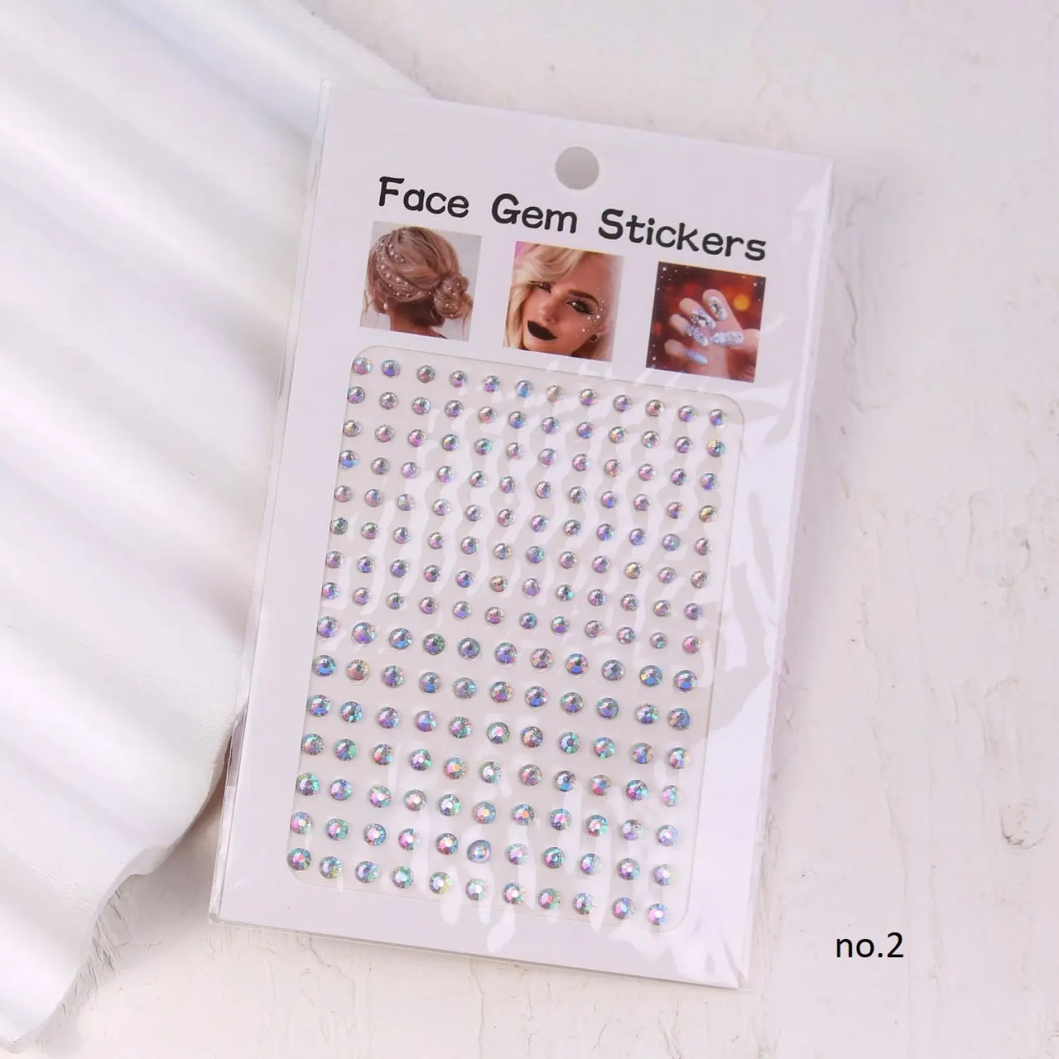 نگین مو، صورت و ناخن کد NBB