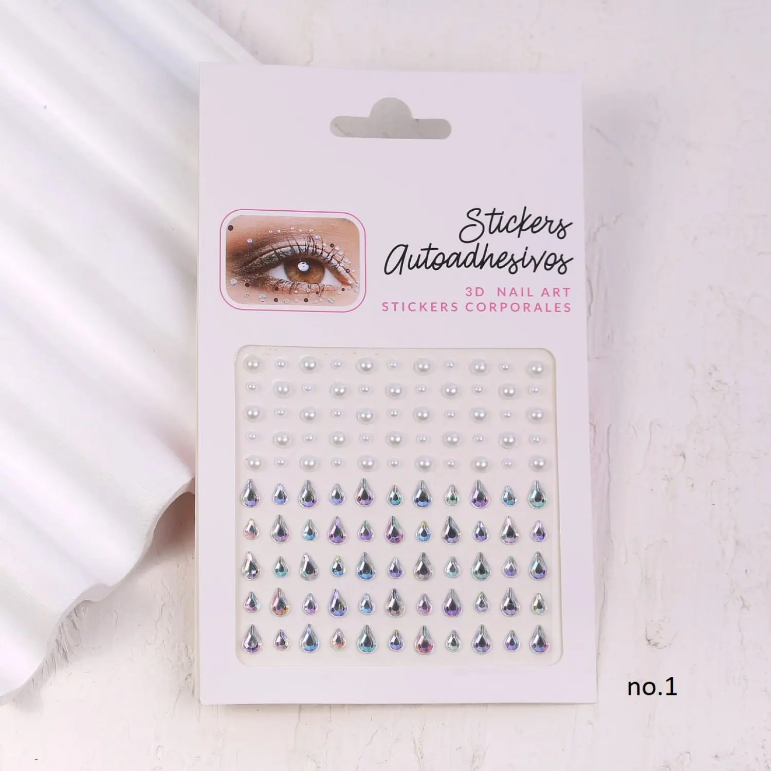 نگین مو، صورت و ناخن کد NBB