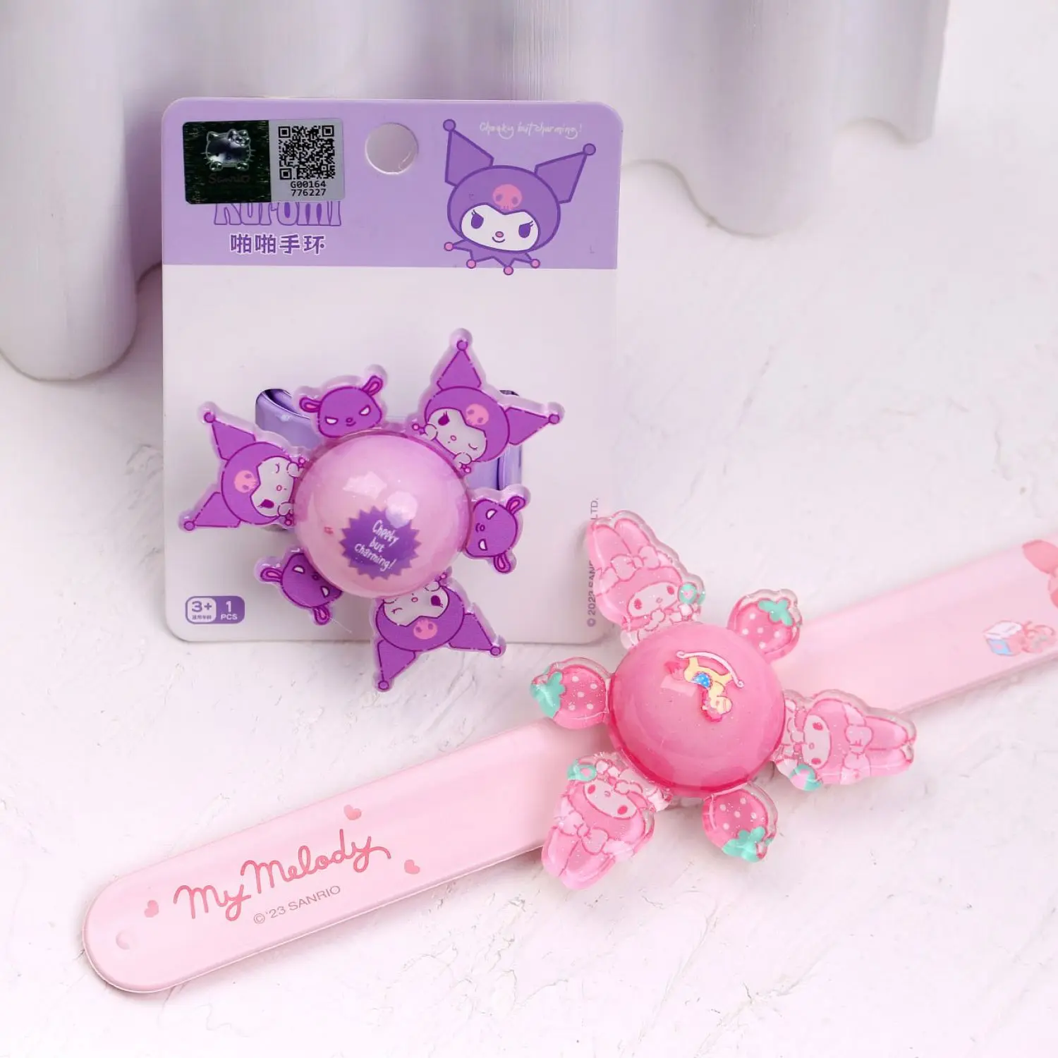 دستبند مچی بچگانه مدل استیکر دار چرخشی