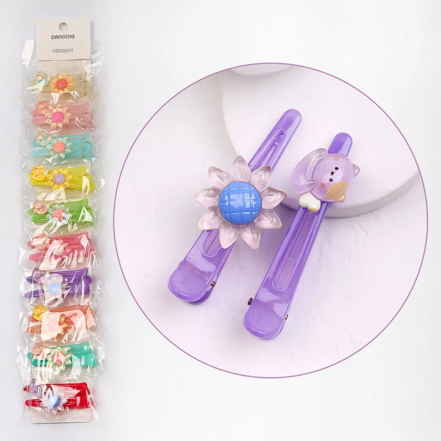 گیره انبری بچگانه مدل گل آفتاب گردون