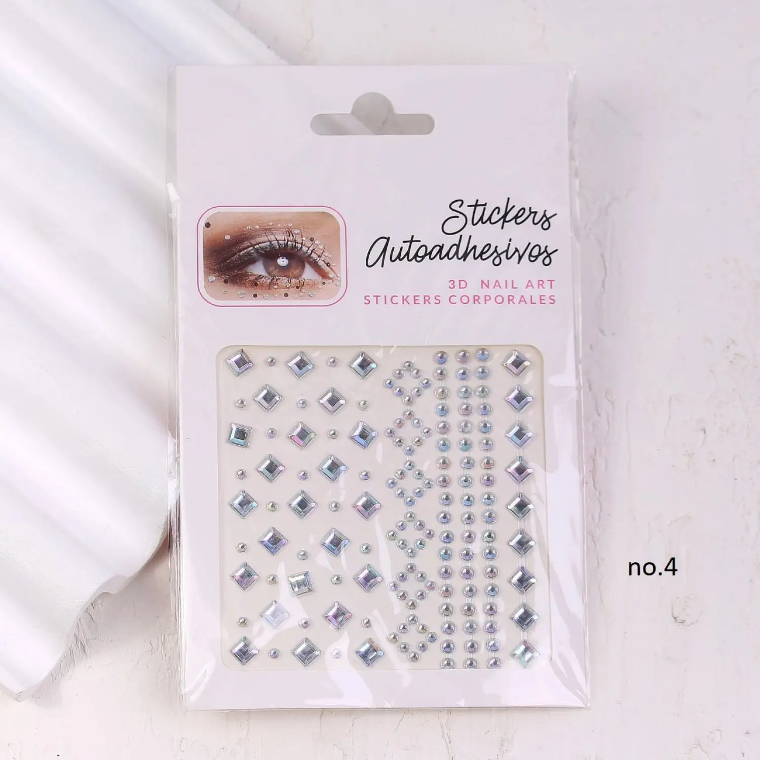 نگین مو، صورت و ناخن کد NBB