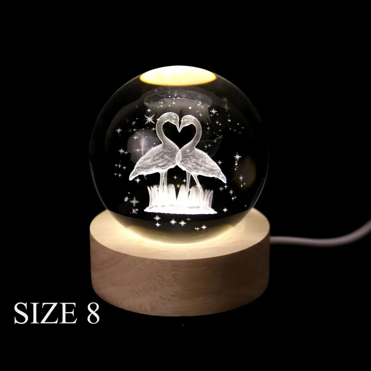 گوی چراغ خواب فلامینگو