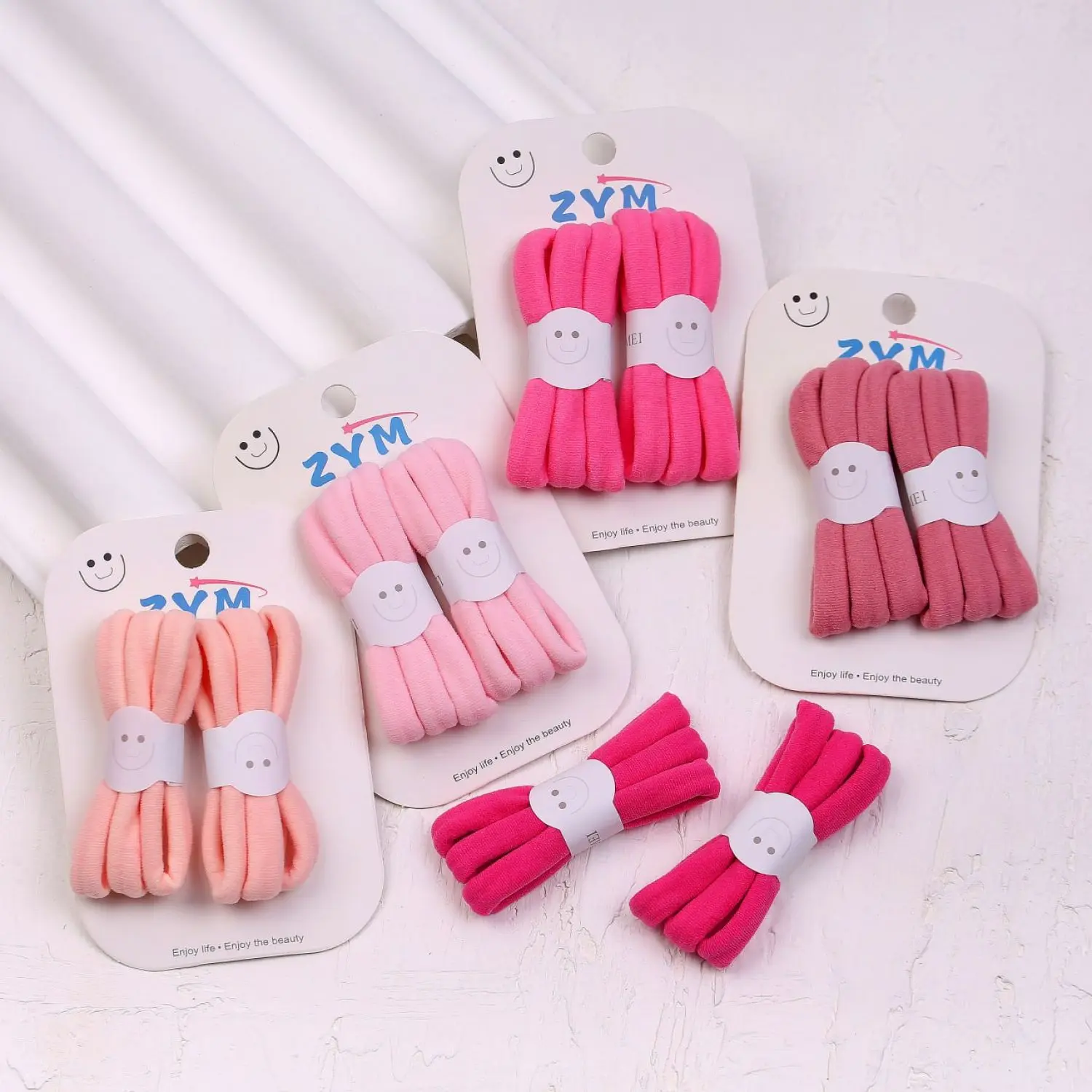 کش بسته ای دو پکی صورتی